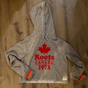 Roots cropped hoodie sweater